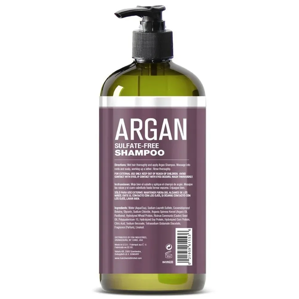 Hair Chemist Shampoo Argan Sulfate Free